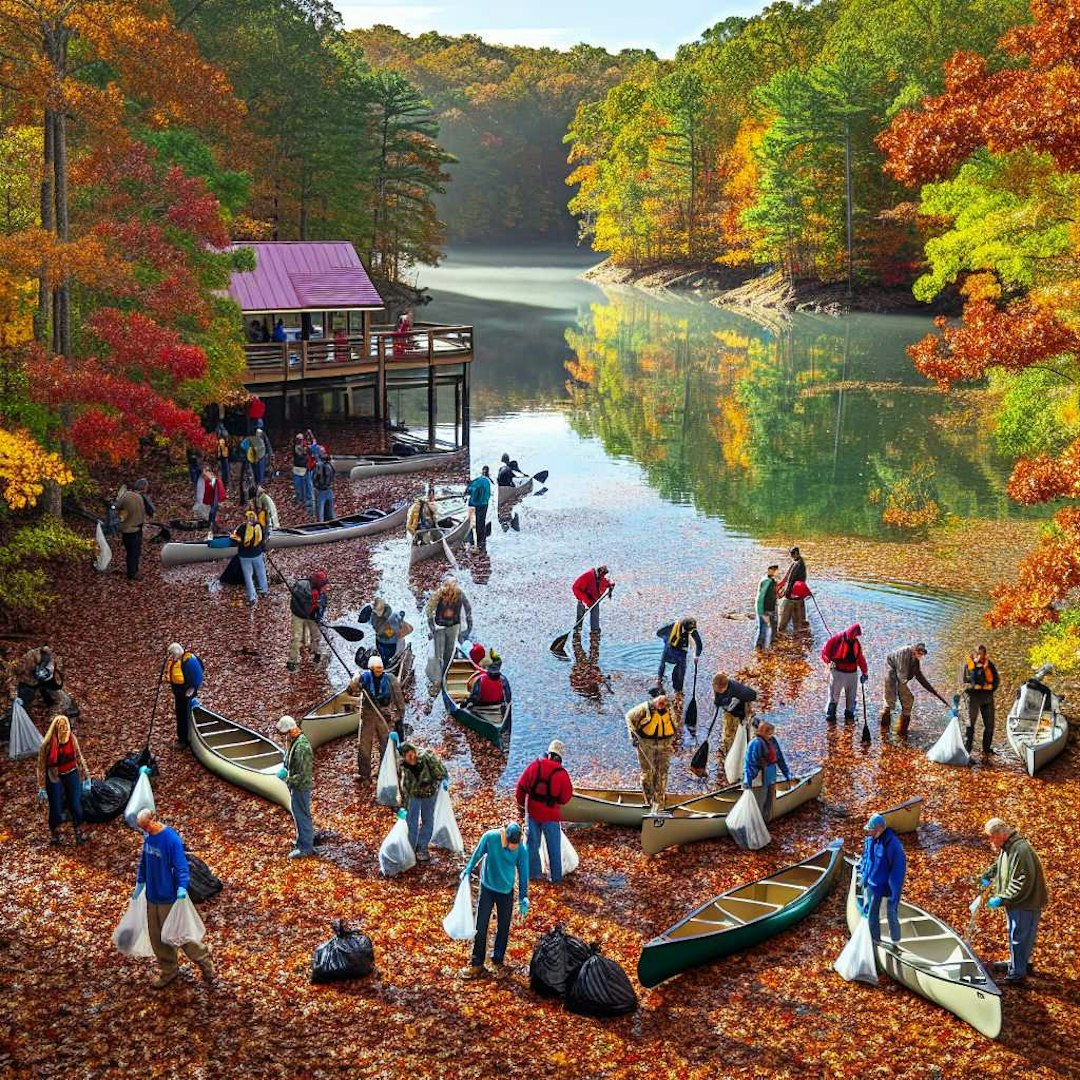 Join the Lake Fayetteville Fall Cleanup