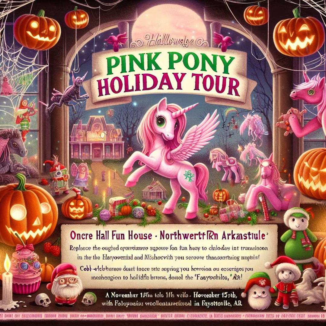 From Spooky to Sparkly: PINK PONY HOLIDAY Tour Comes to Northwest Arkansas