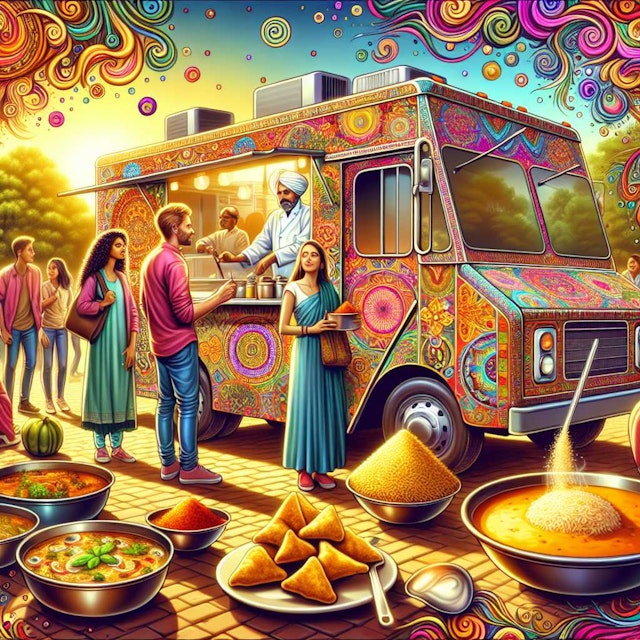 Aromatic Adventure on Wheels: New Indian Food Truck Rolls into Pedal Park