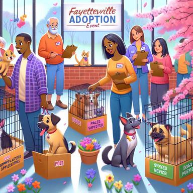 Fayetteville Animal Services Spring Fling Adoption Promotion