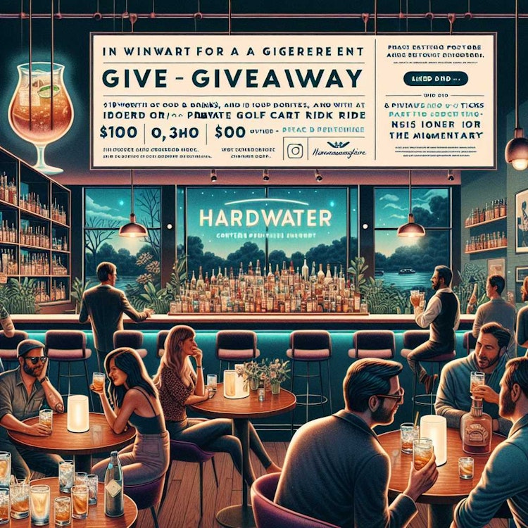 Hardwater Bar's Grand Opening Giveaway: A Night of Indulgence and Entertainment