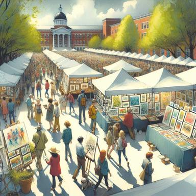 University of Arkansas Spring Art Market Showcases Student Talent