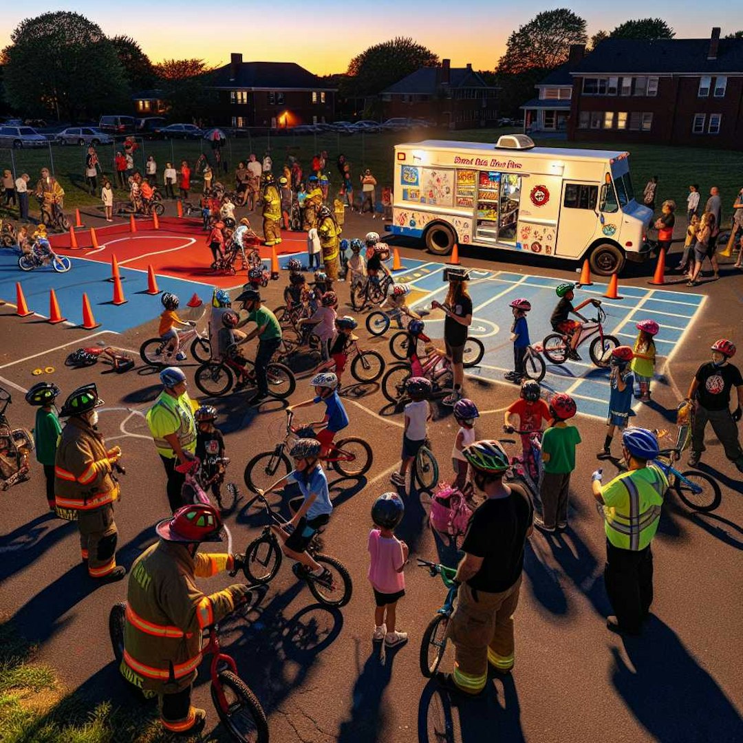 Pedals, Helmets, and Scoops of Joy: Bike Night at Russell Dougherty Elementary