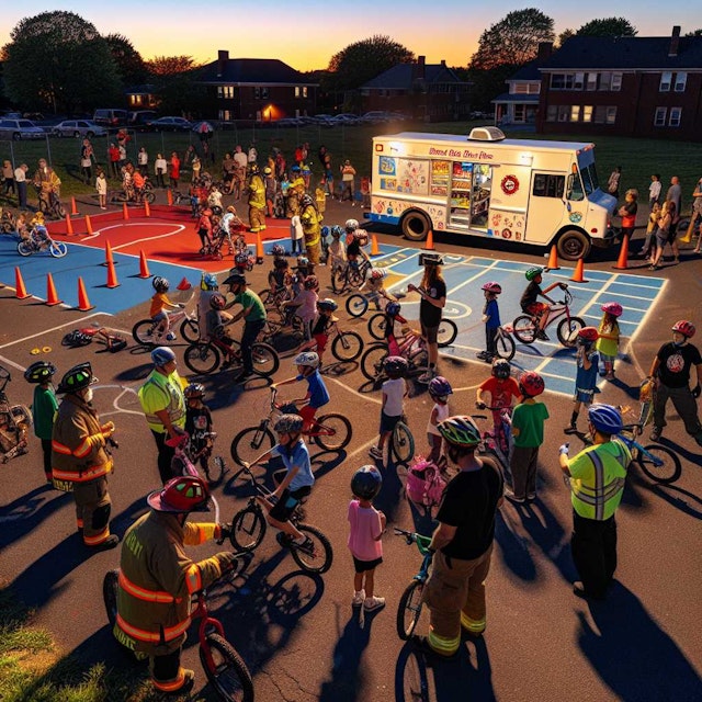 Pedals, Helmets, and Scoops of Joy: Bike Night at Russell Dougherty Elementary