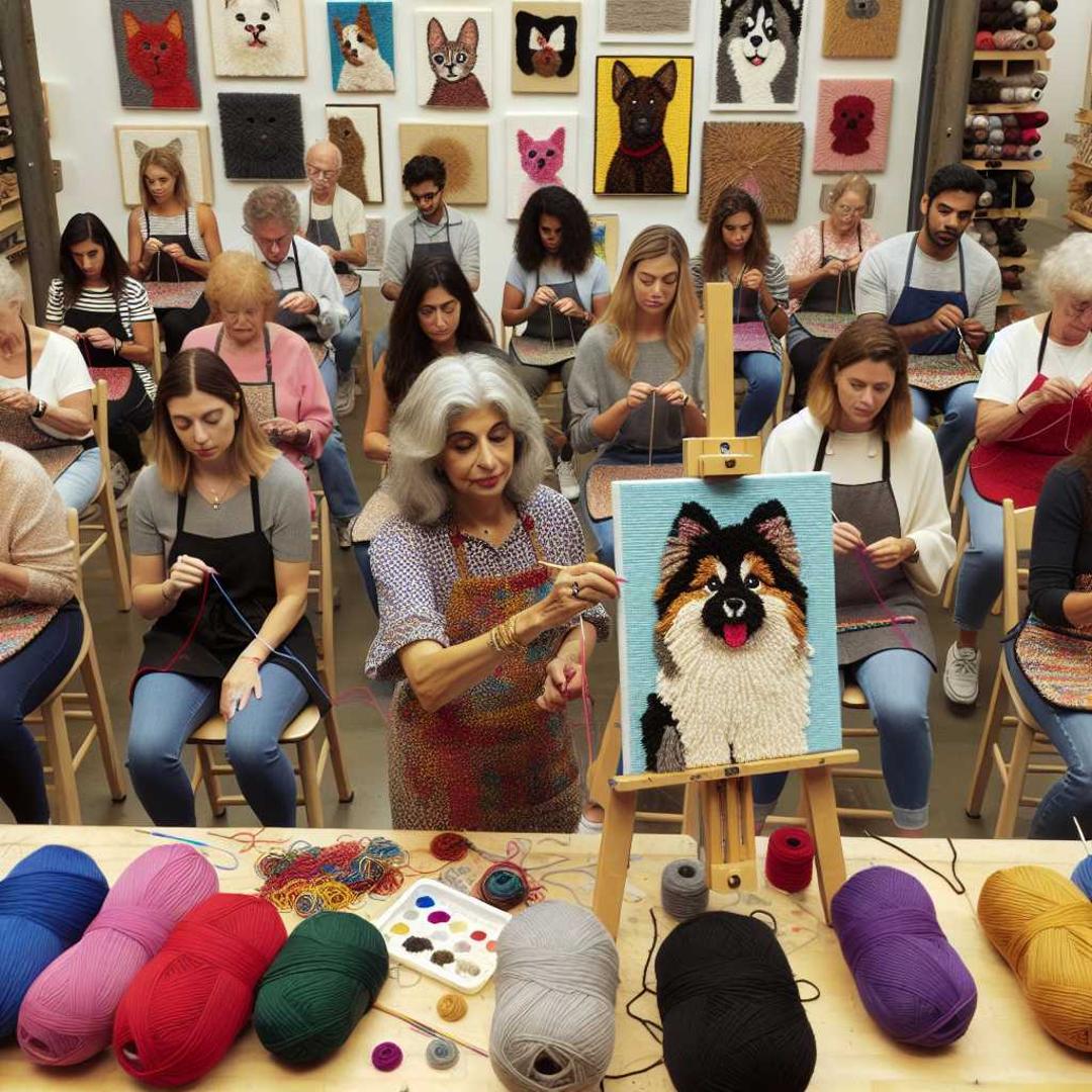 Northwest Arkansas Gets 'Pawsitively' Creative with Pet Portrait Tufting!