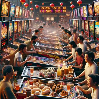 Dim Sum Sunday Returns to Pinpoint Pinball Arcade in Fayetteville