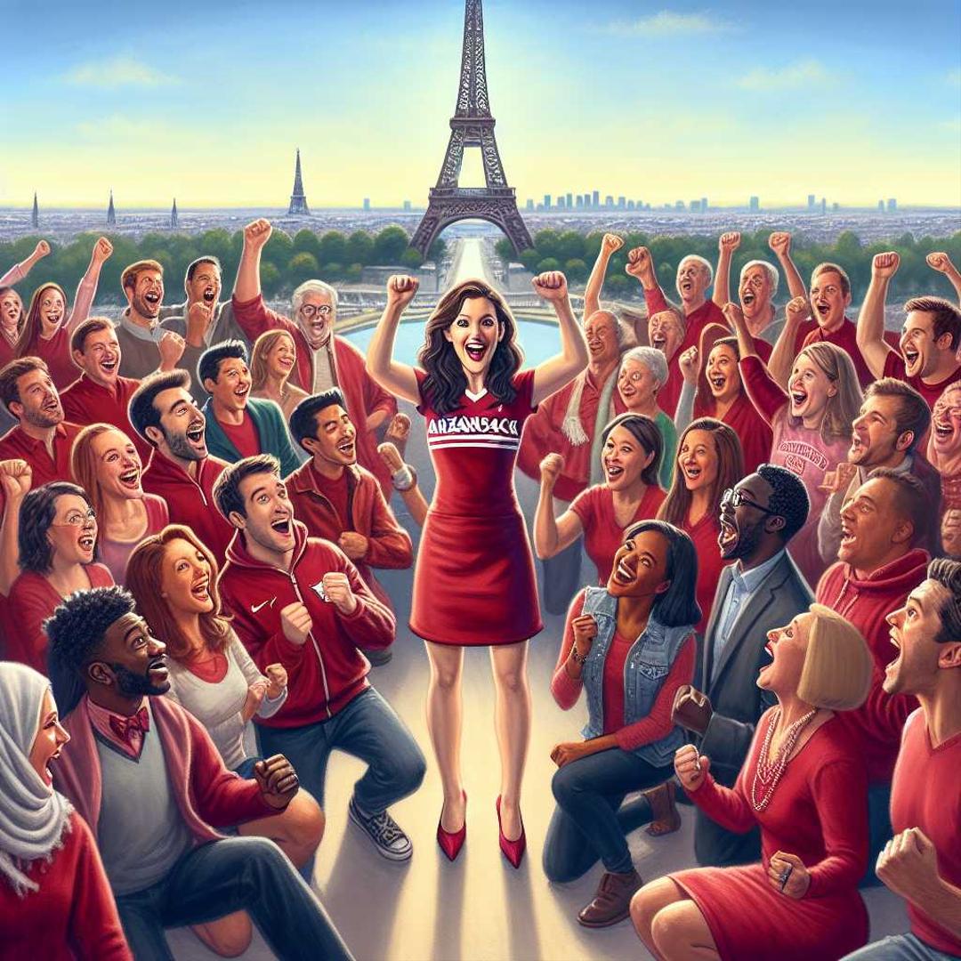 Razorback Rally in Paris: Alyssa Orange Takes the TODAY Show to the City of Lights