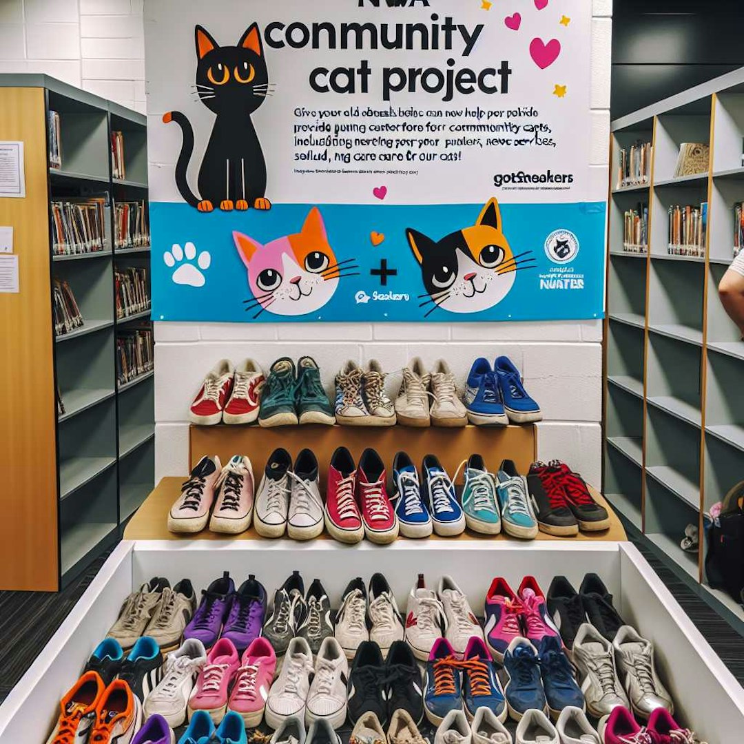 May Sneaker Drive Pounces into Action for NWA Community Cats