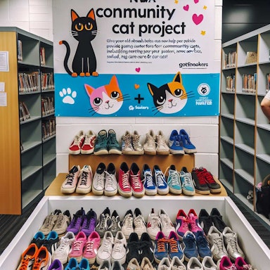 May Sneaker Drive Pounces into Action for NWA Community Cats