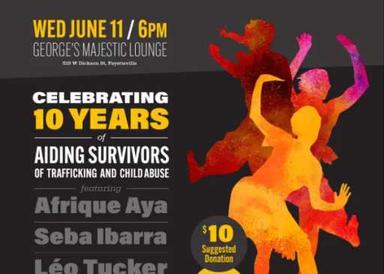 Celebrating 10 years of of Aiding Survivors of Trafficking and Child Abuse!